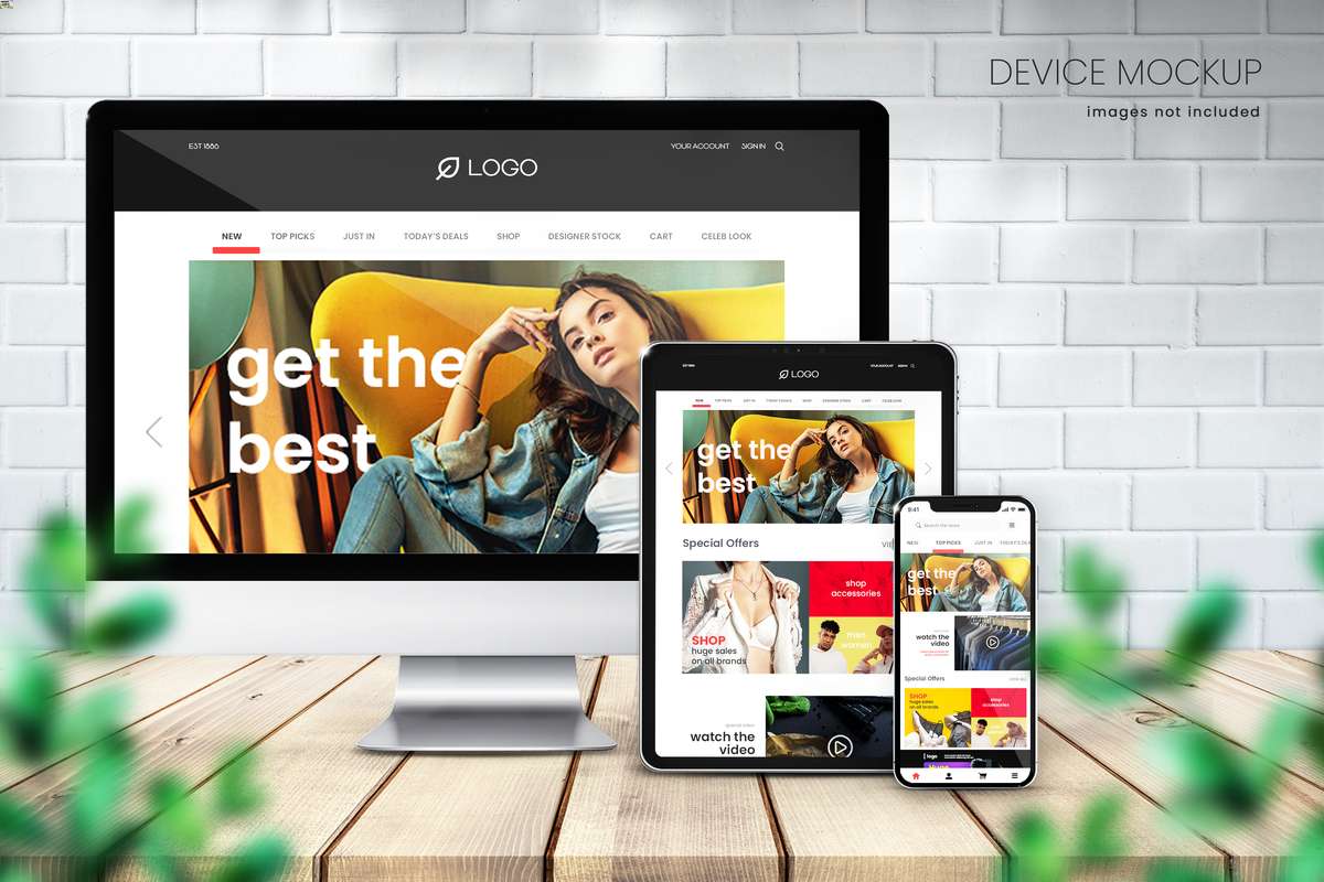 Creation of responsive websites