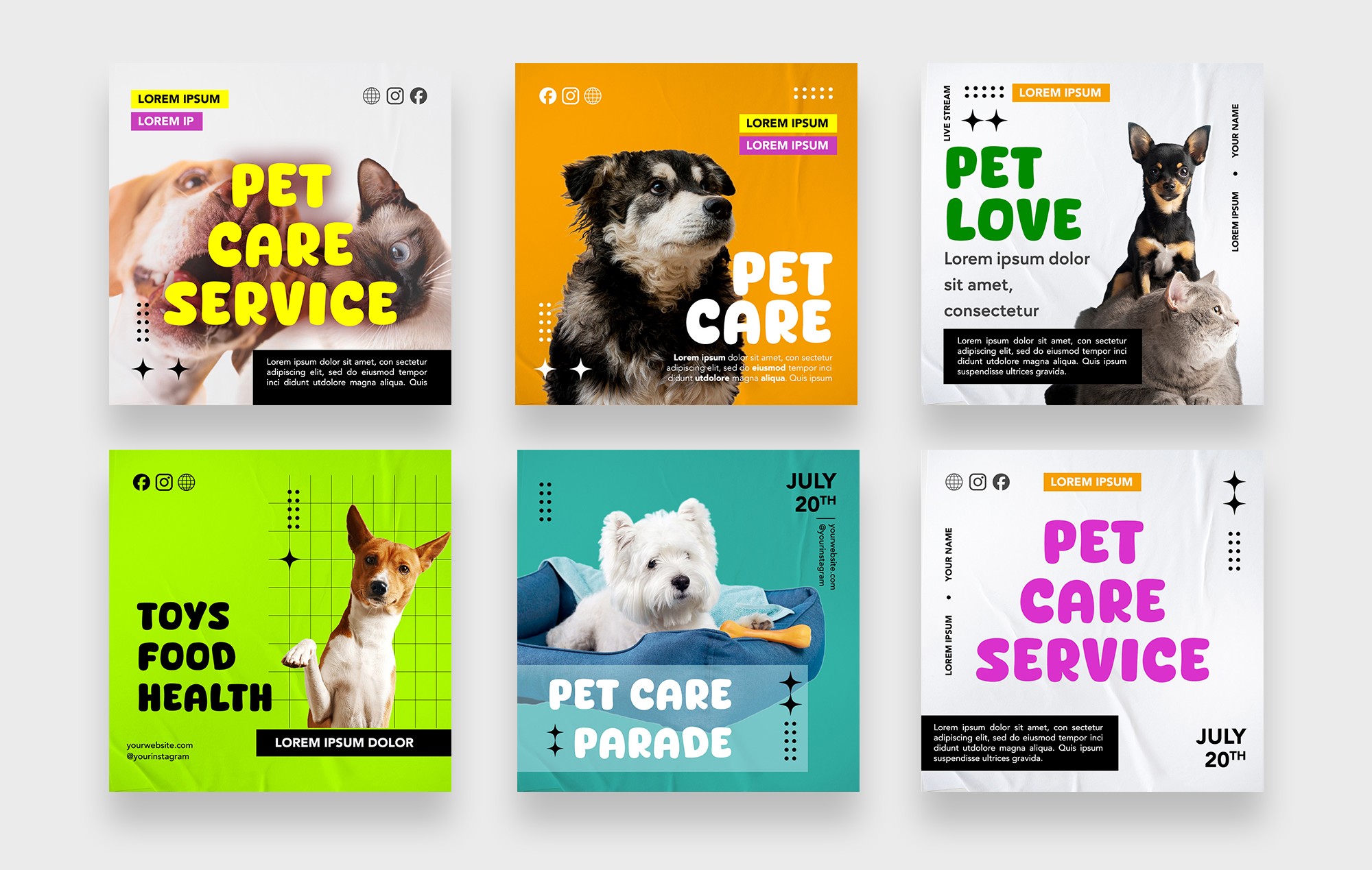 Posty na social media - baranża weterynaryjna